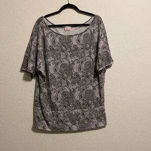 Alloy Lace Print Top